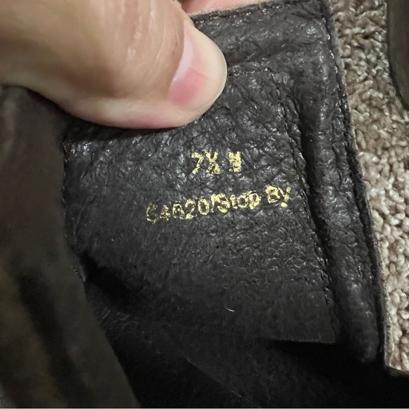 Diba True booties Grey Suede Tan Leather 7.5 - Picture 6 of 6